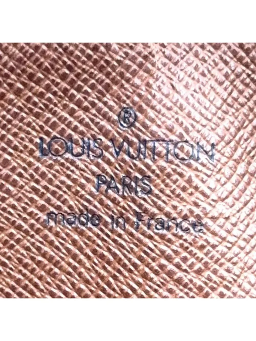 Louis Vuitton Monogram Vintage Leather Brown Handbag Gold